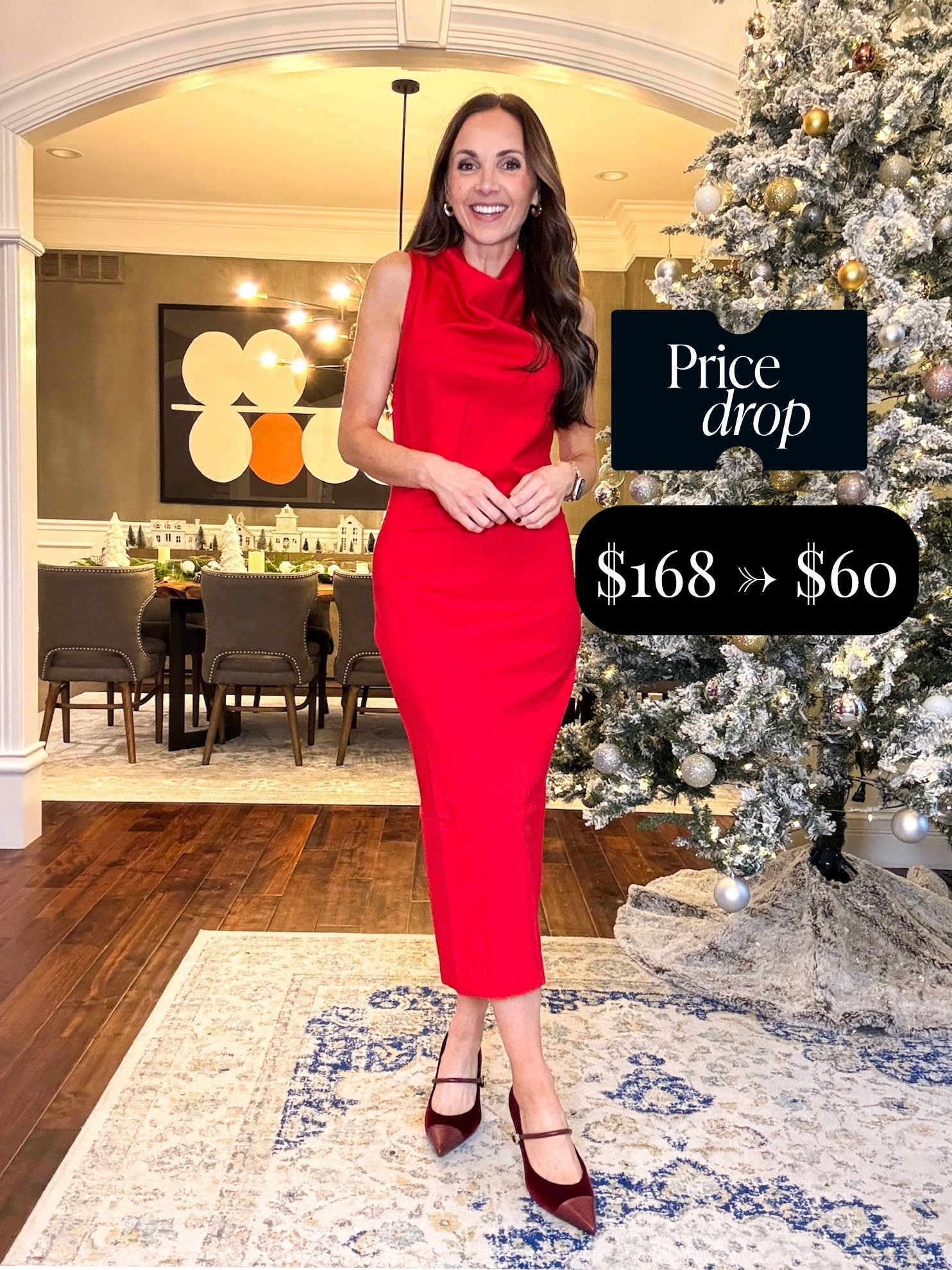 @spanx dress is over $100 off! Grab it now for your Valentines Date night! 

#LTKSaleAlert #LTKootd #LTKFindsUnder100