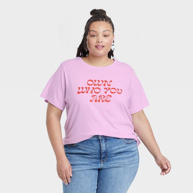 Women's Plus Size Short Sleeve T-Shirt - Ava & Viv™ | Target