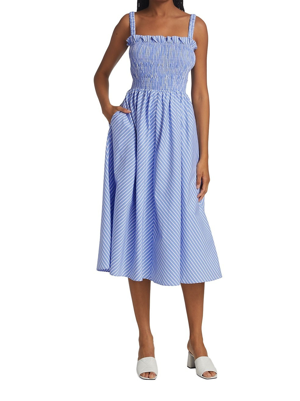 Striped Dress, July 4th Outfit, July 4th Outfit Women, 4th of July Outfit, 4th of July Outfit Women | Saks Fifth Avenue