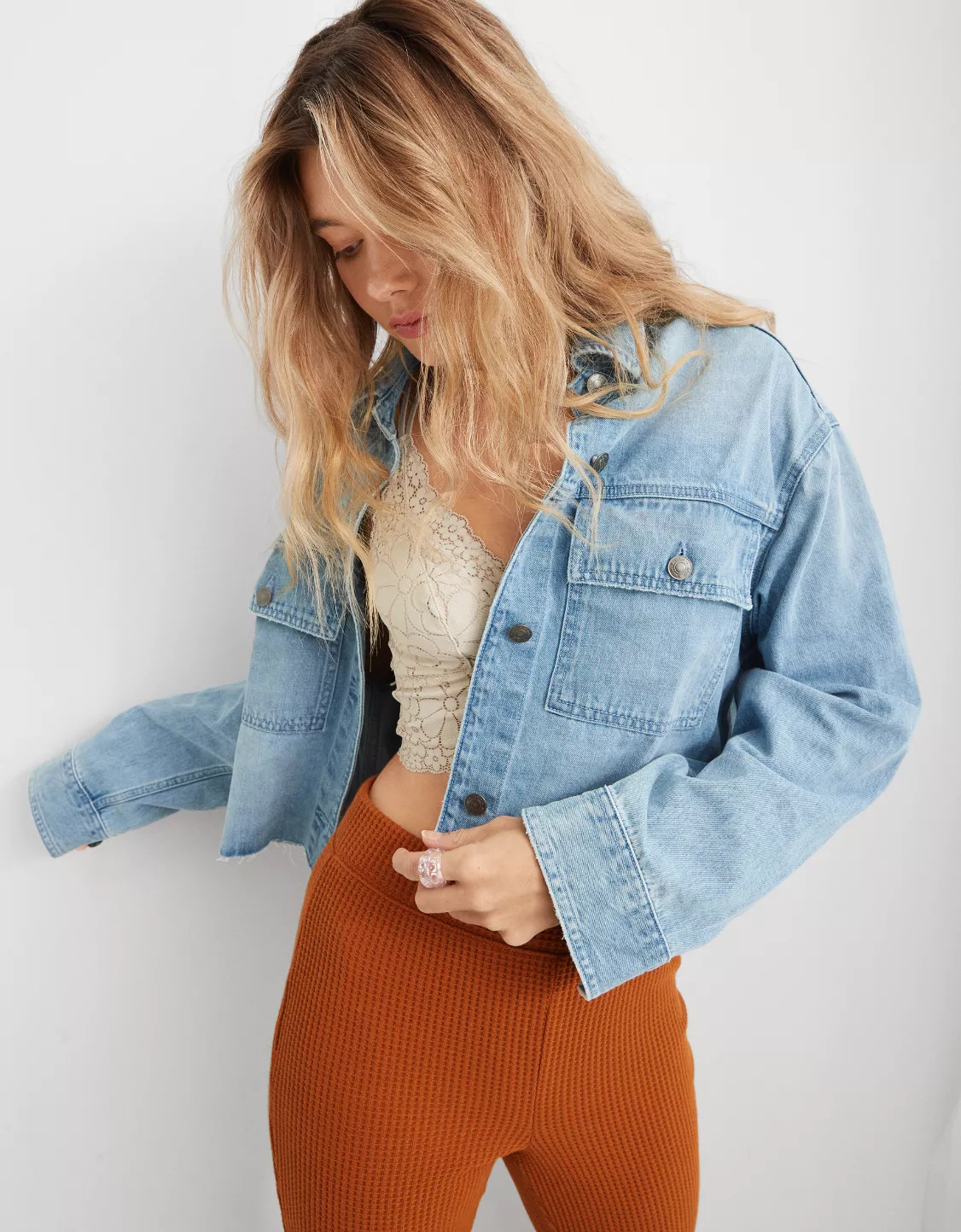 Aerie Denim Shacket | American Eagle Outfitters (US & CA)