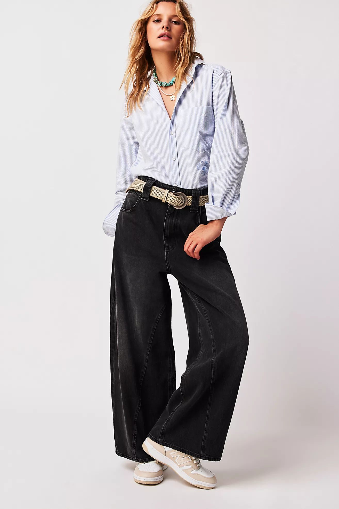 Chill Vibes Dropped Wide-Leg Jeans | Free People (Global - UK&FR Excluded)