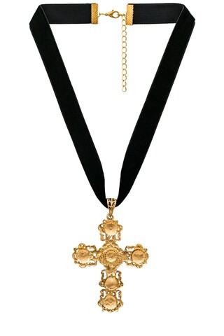 Lovers and Friends Brielle Necklace in Black & Gold from Revolve.com | Revolve Clothing (Global)