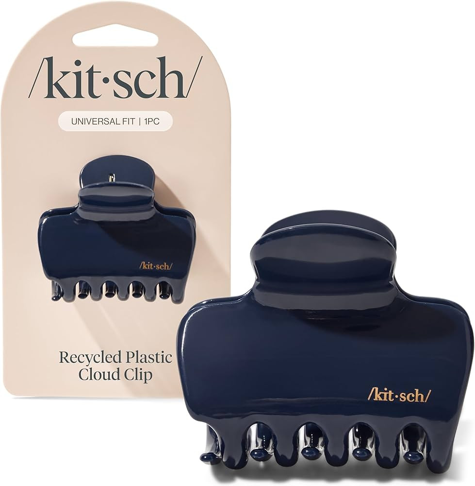 Kitsch Medium Hair Clips for Women – Strong Hold Claw Clips for Thick or Thin Hair – Recycled... | Amazon (US)