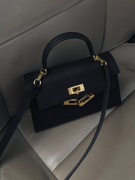 Black and gold mini bag 