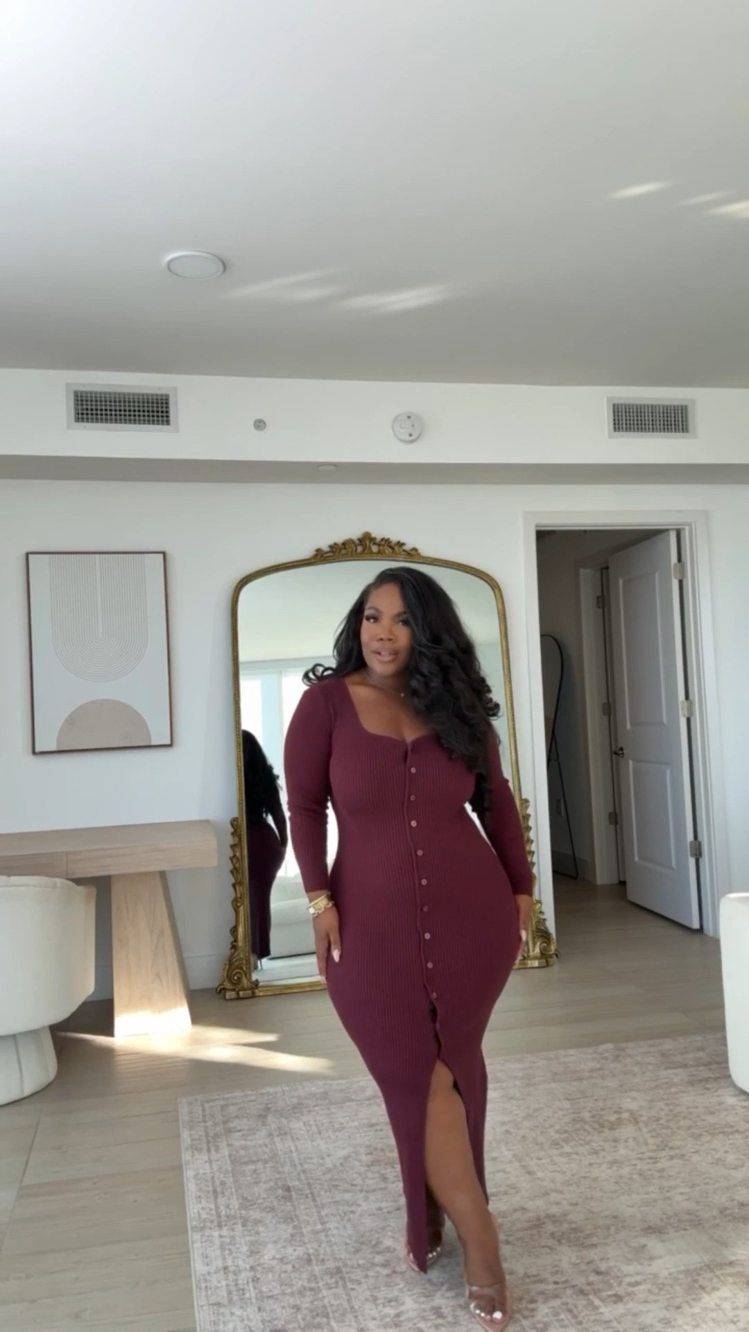 This dress is so versatile. Cute for a date night!! Unfortunately this color is sold out but there’s a tan color still available that’s perfect for fall! 

Size: M

Abercrombie is 20-40% Off Almost Everything + code SUITEAF stacks ⚡️

Ribbed dress, women, date night outfits, curvy girl fashion, fall dress, cozy dress, Emmy Petit

#LTKSeasonal #LTKSaleAlert #LTKMidsize
