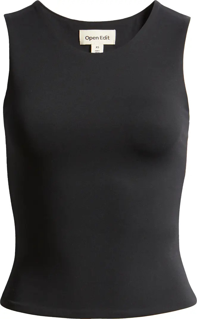 Open Edit Smooth Edit Crewneck Tank | Nordstrom | Nordstrom