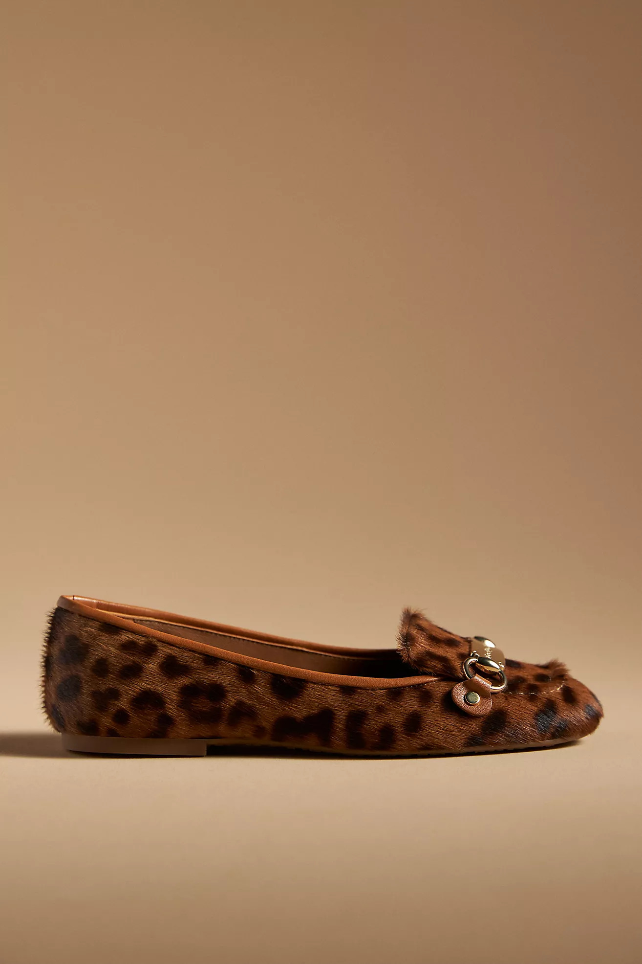 See By Chloé Leopard Logo-Chain Ballerina Loafers | Anthropologie (US)