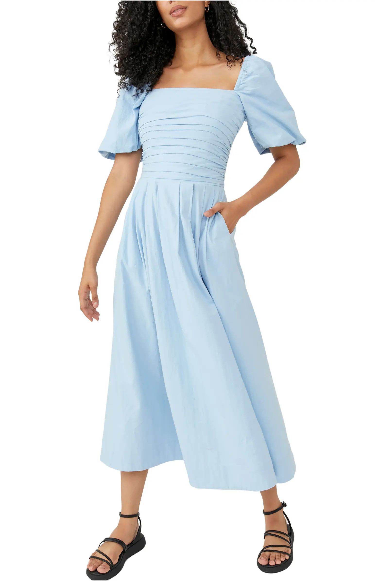 Ain't She a Beaut Puff Sleeve Ruched Dress | Nordstrom