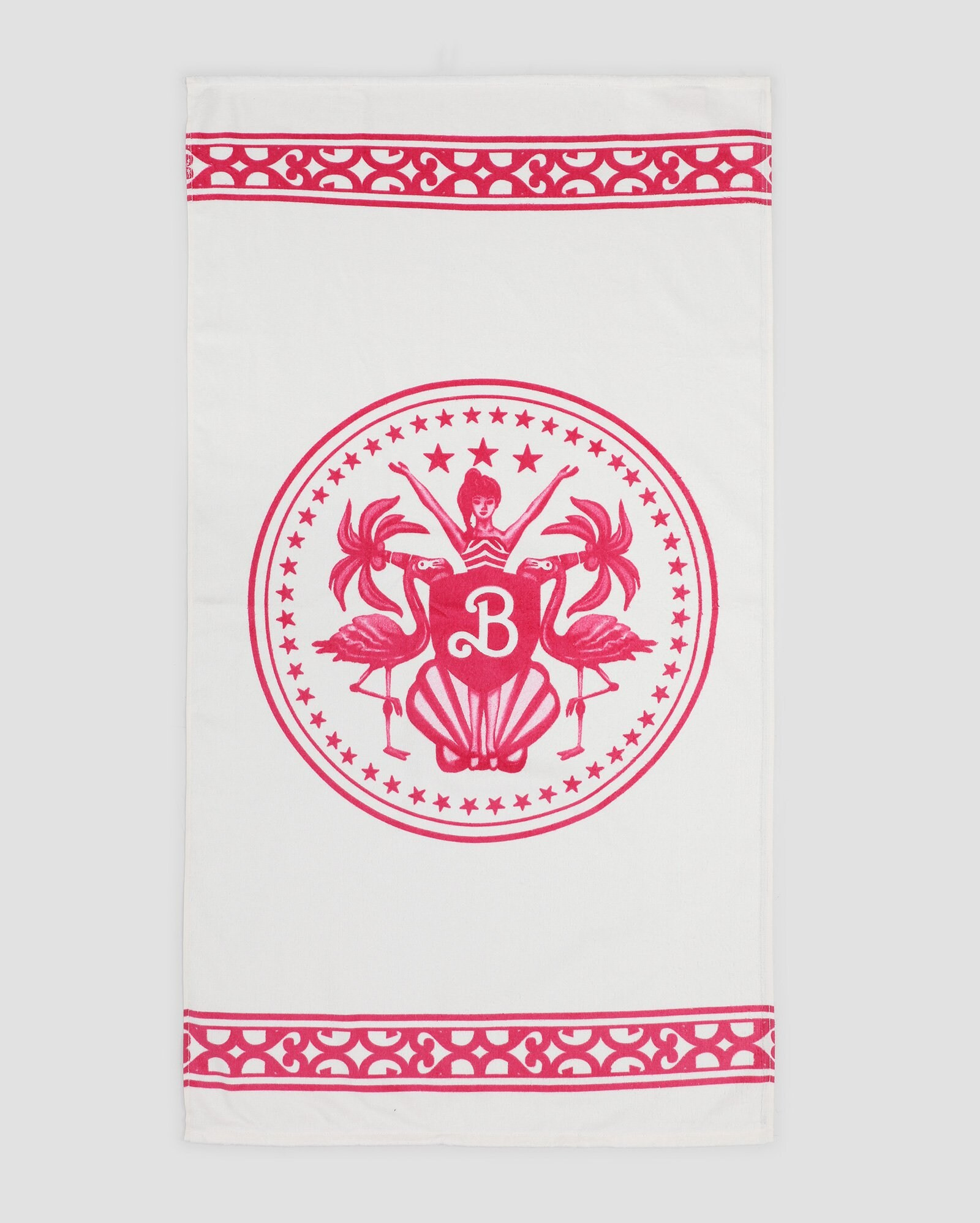 Toalha de banho personalizada Barbie The Movie branca | Casa Riachuelo | Riachuelo (BR)