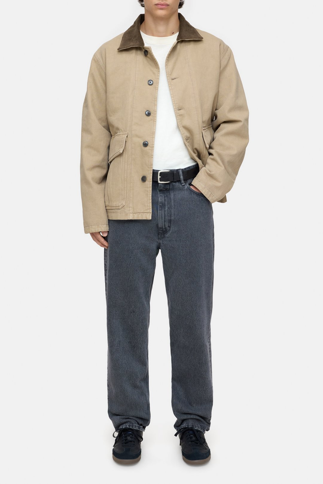 Cargo jacket in ecru denim | Closed