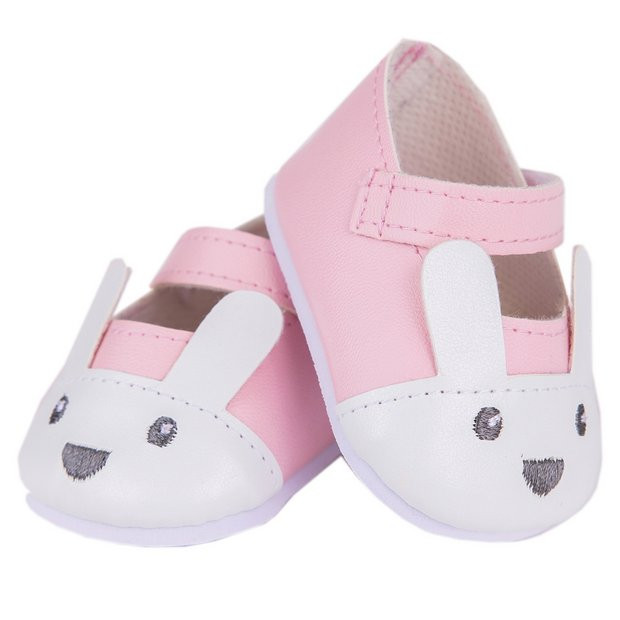 Tiny Treasures Pink Bunny Dolls Shoe Set329/2011 | argos.co.uk
