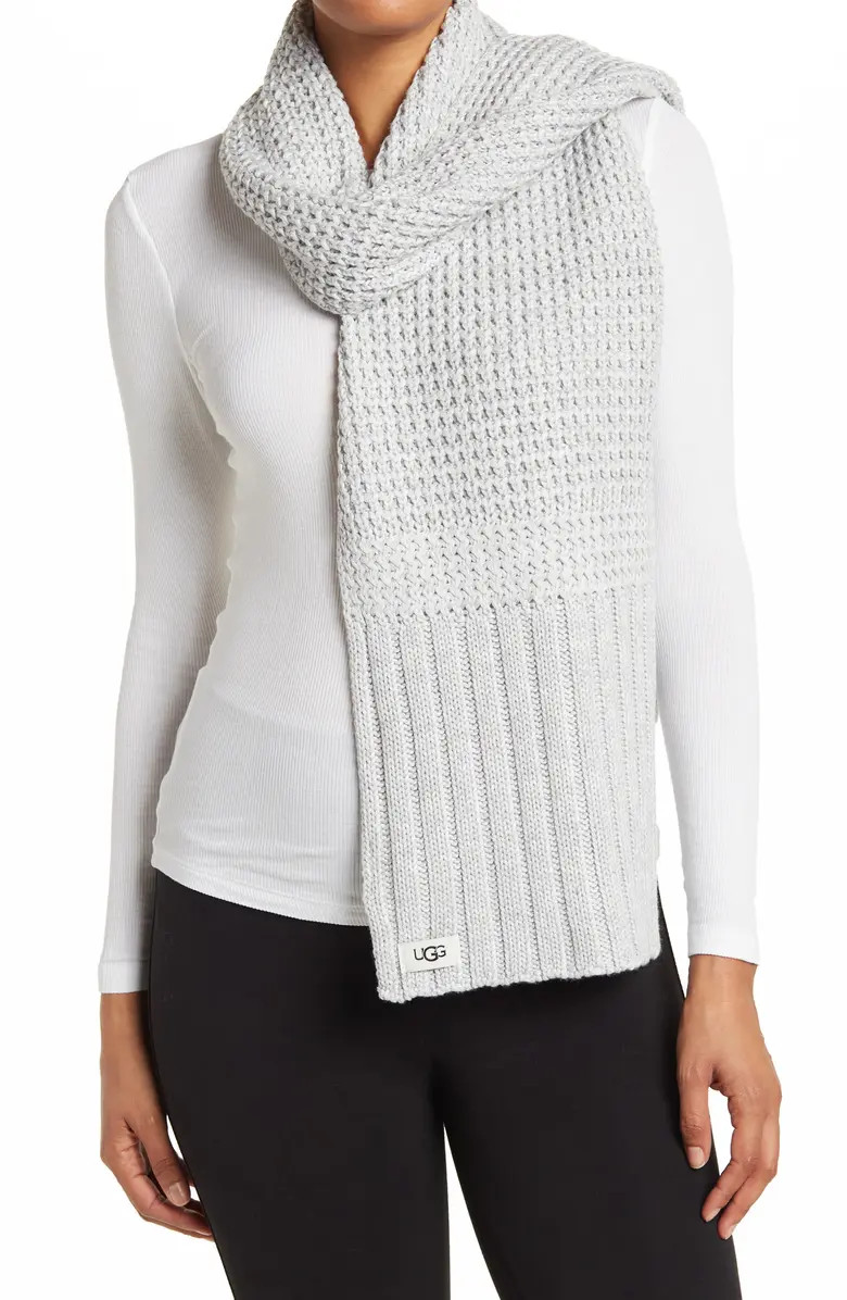 UGG® Textured Wool Blend Scarf | Nordstromrack | Nordstrom Rack