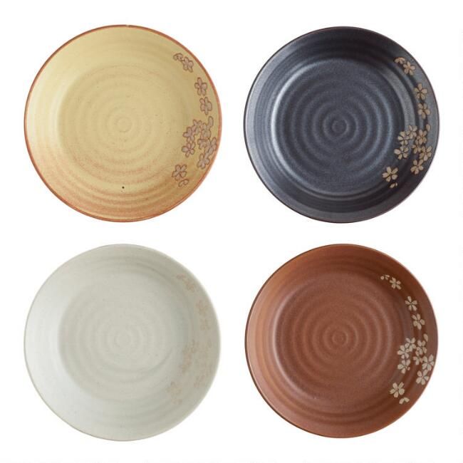 Fuji Blossom Salad Plates Set Of 4 | World Market