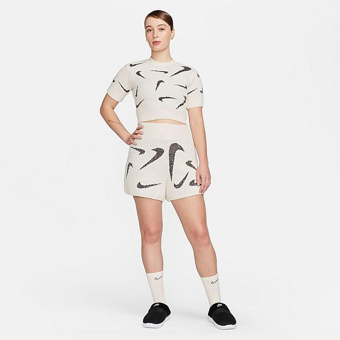 Women's Nike Sportswear Phoenix Cozy Cropped T-Shirt | Finish Line (US)