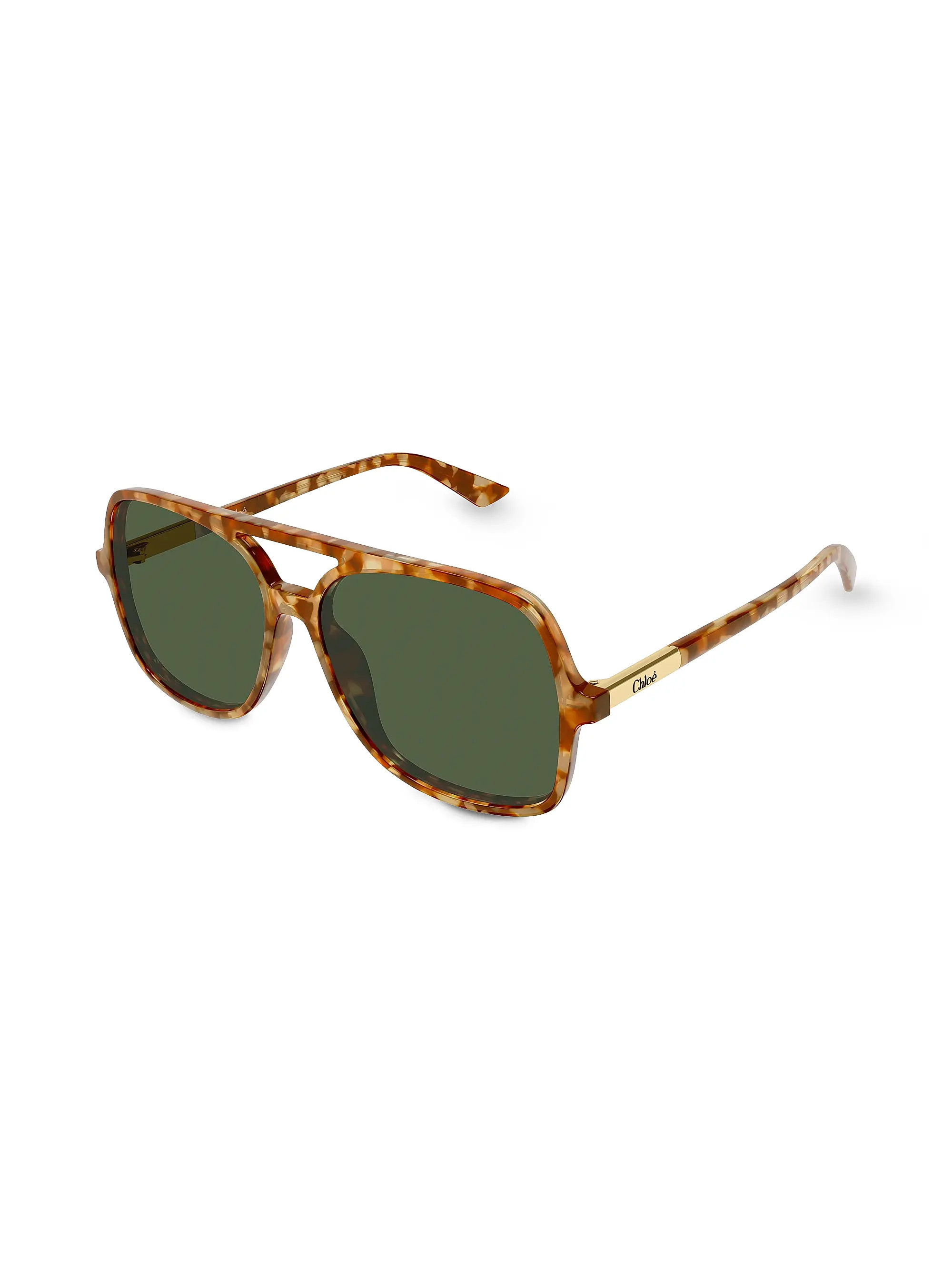 Chloé Judy 57MM Navigator Sunglasses | Saks Fifth Avenue | Saks Fifth Avenue