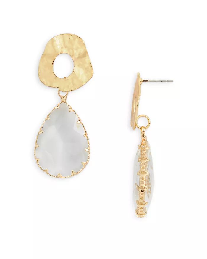 Hammered Ring & Crystal Drop Earrings - 100% Exclusive | Bloomingdale's (US)