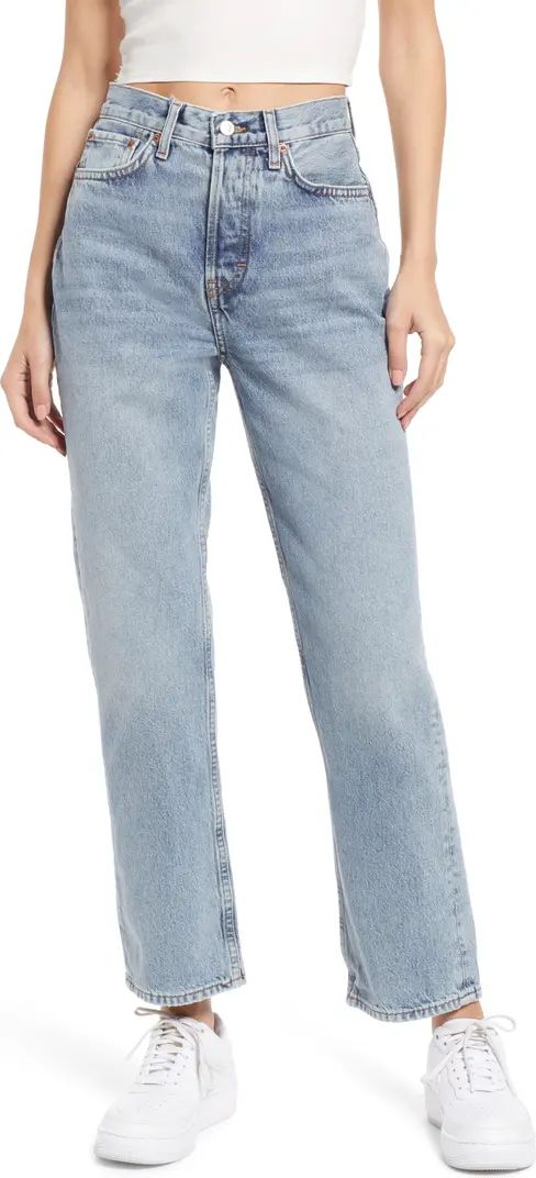 Topshop Straight Leg Dad Jeans | Nordstrom | Nordstrom