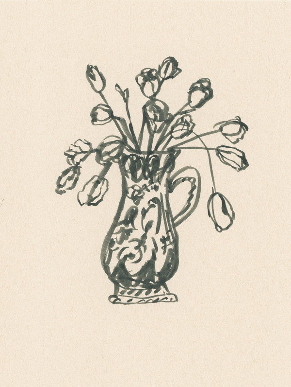 Tulips in Vase | Artfully Walls