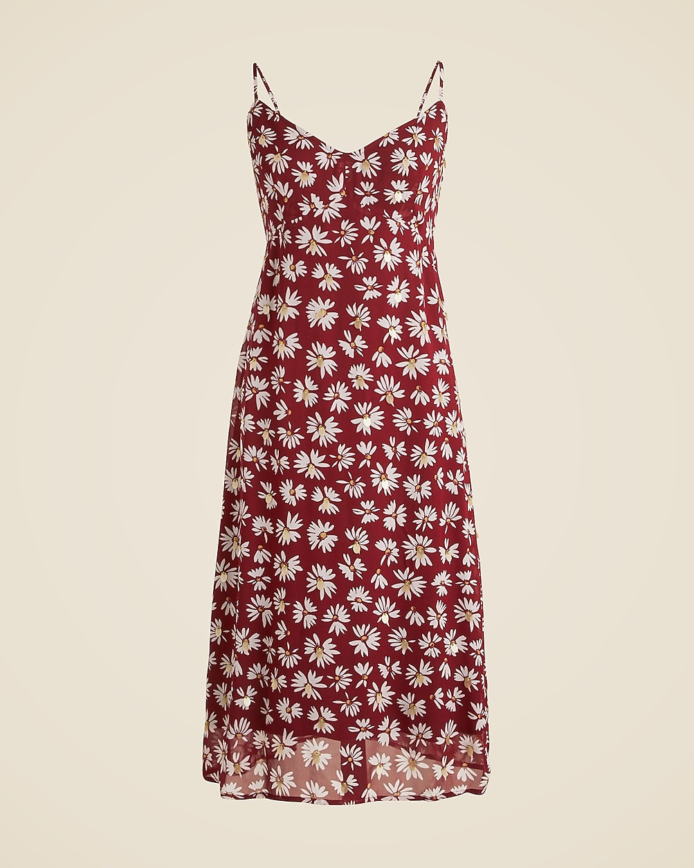 Collection Natasha slip dress in daisy-print chiffon | J. Crew US
