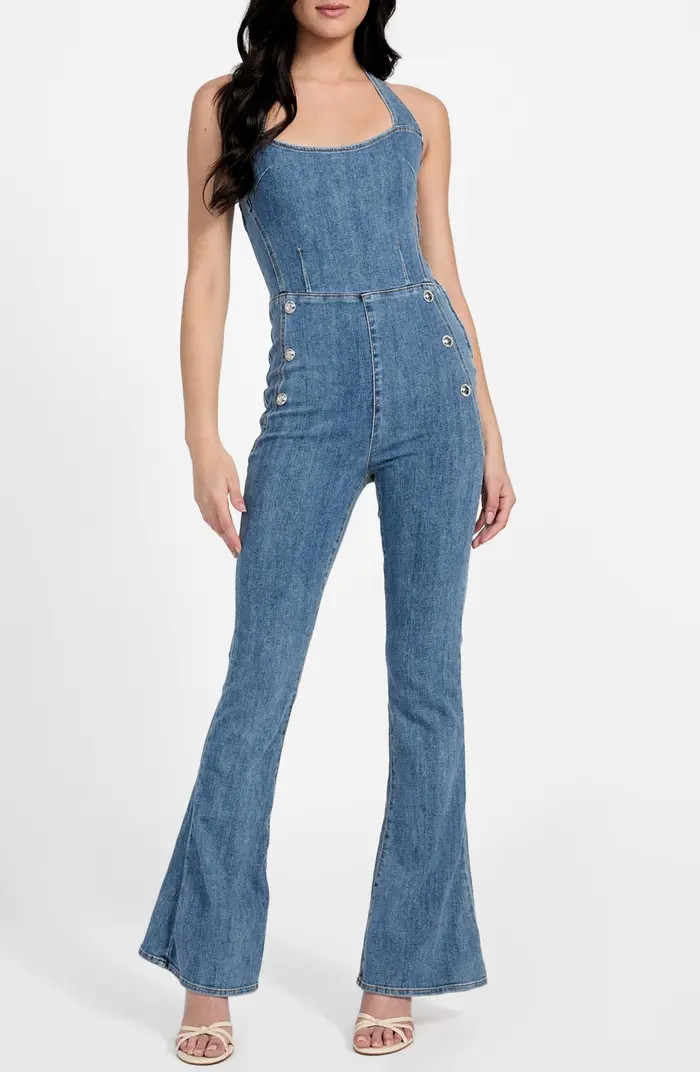 Blair Denim Halter Jumpsuit | Nordstrom