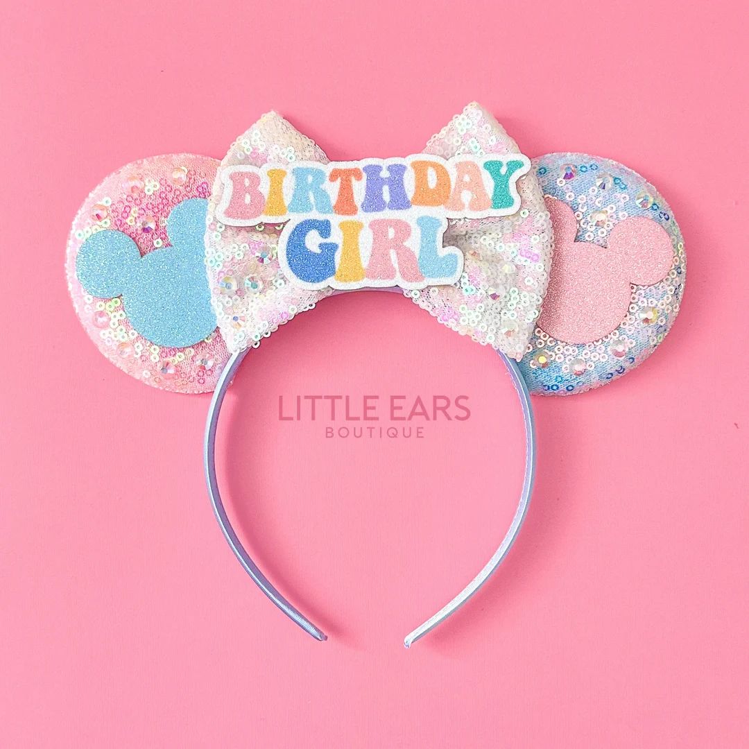 Birthday Ears Mickey Ears Disney Ears Classic Disney Ears - Etsy | Etsy (US)