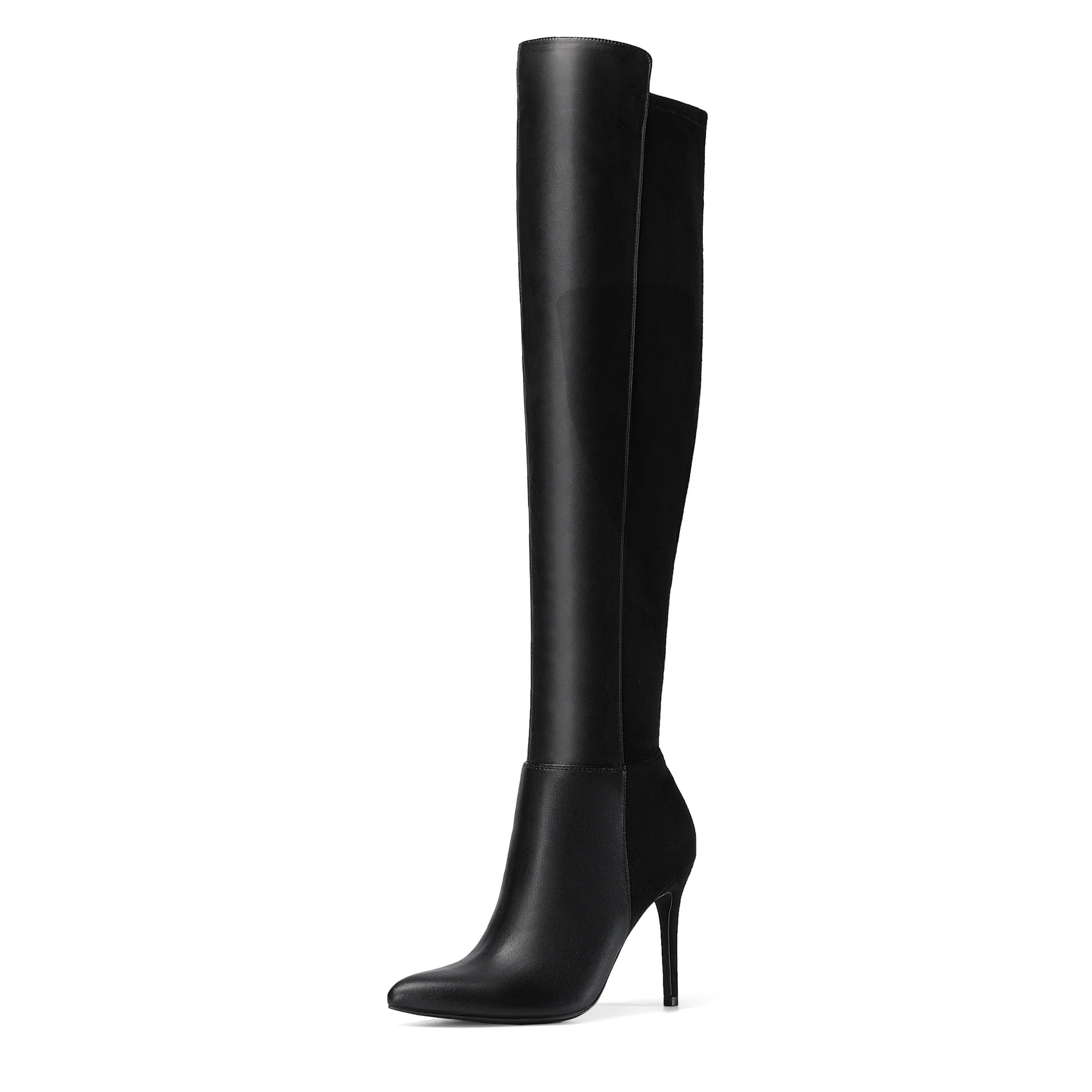 DREAM PAIRS Women's Over The Knee Thigh High Boots Long Stretch Pointed Toe Stiletto High Heels F... | Walmart (US)