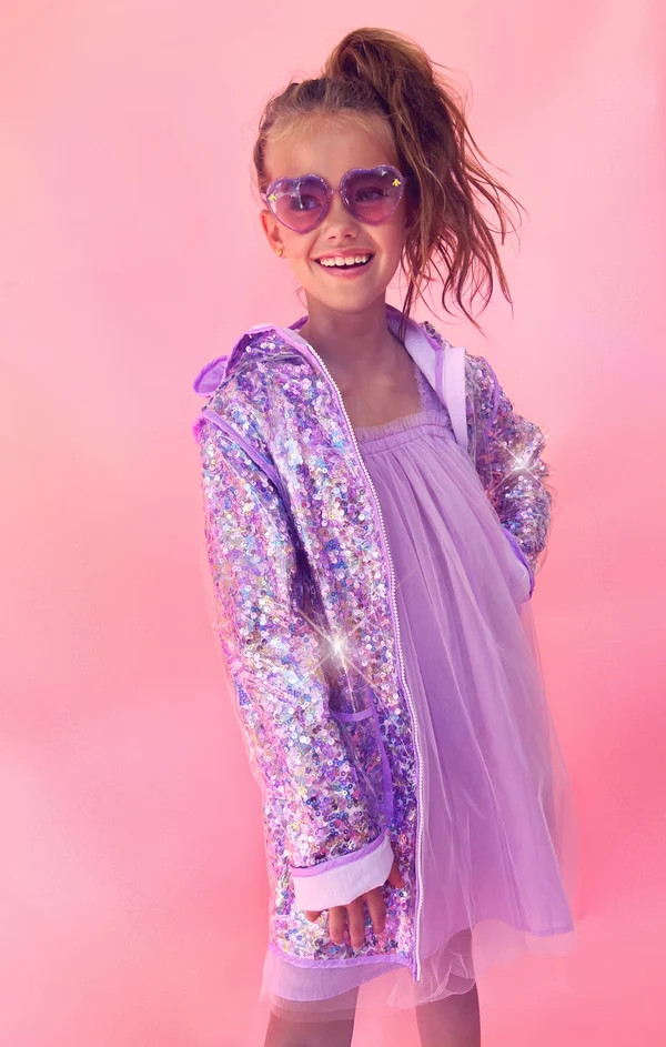 Sequin Magic Rain Jacket | Lola + The Boys