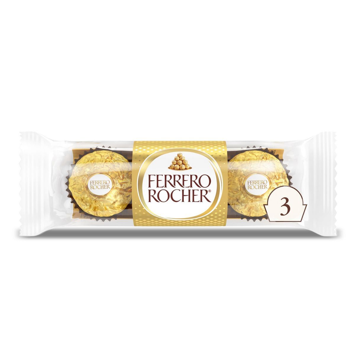 Ferrero Rocher Fine Hazelnut Chocolates - 1.3oz/3ct | Target