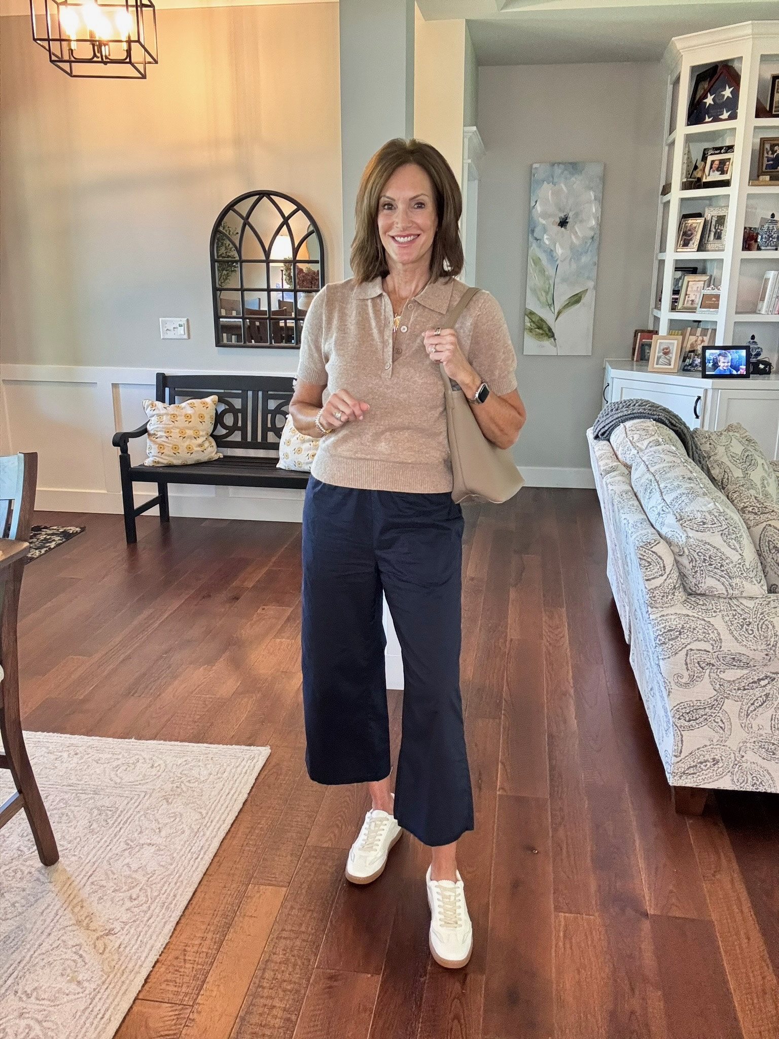 Black pants - medium tall Cashmere sweater - large Tan pants - medium 31 inch inseam/ available in 2 other inseams and several colors Floral sweater - large Workwear / travel style / teacher style

#LTKgrwm #LTKmomlife #LTKootd