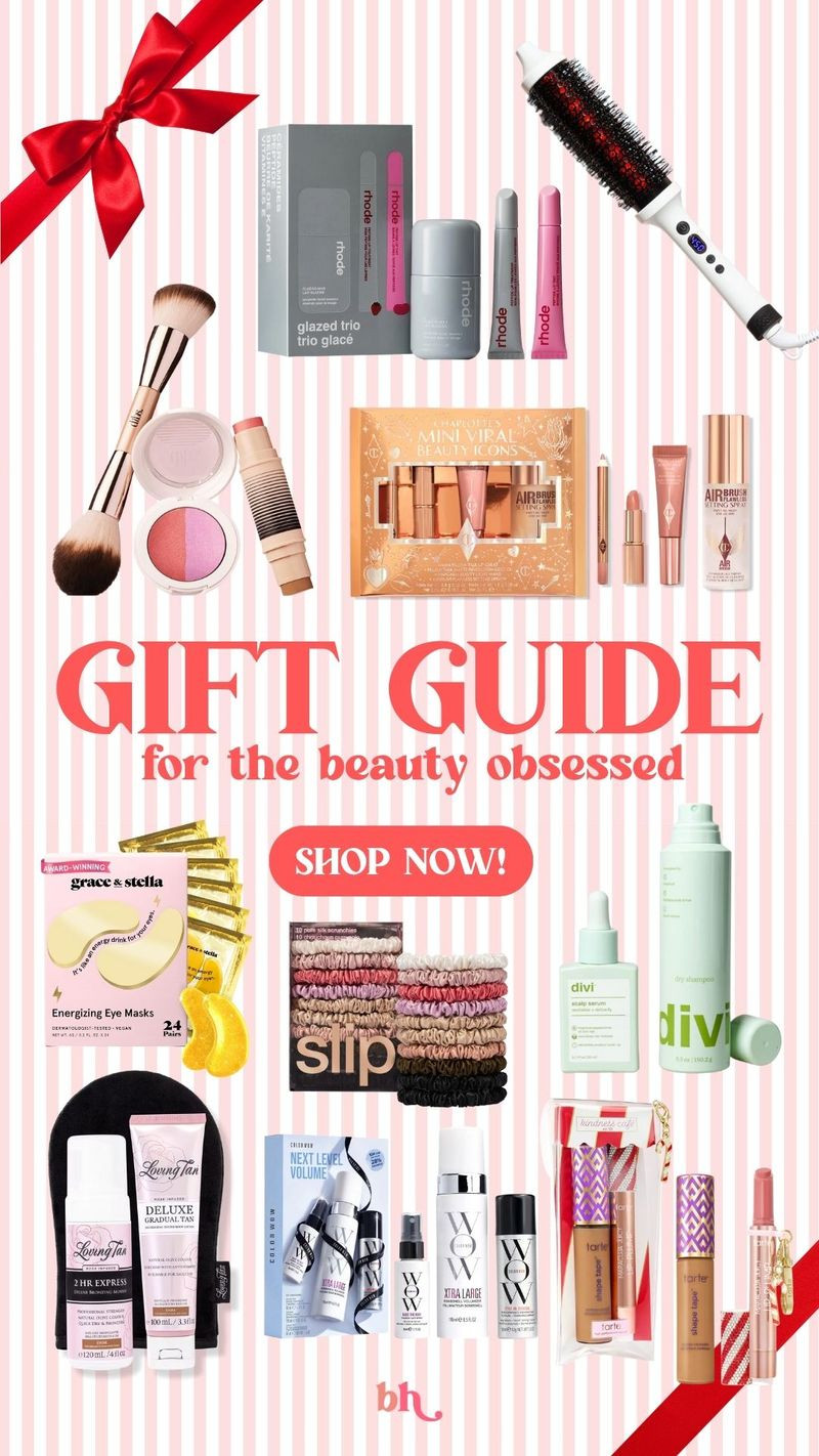 Gift Guide for the Beauty Obsessed! 💋

gifts for her, gifts for girls, finds under 100, finds under 50, makeup, haircare, watchnow, slip, loving tan, divi, tarte, bondi boost, britt horton 

 #LTKHoliday #LTKSeasonal #LTKFindsUnder100