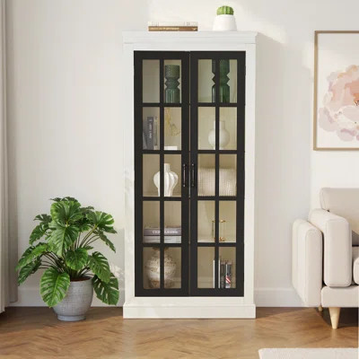71.35" Tall Display Cabinet With Glass Doors | Wayfair North America