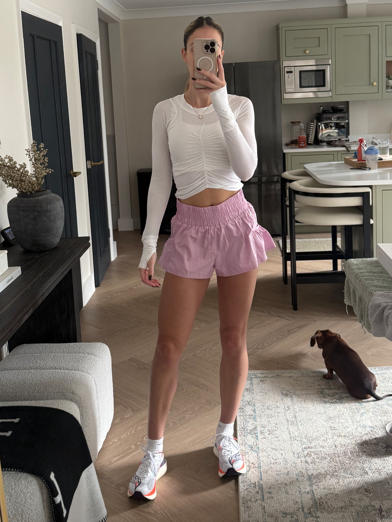 running outfit 🏃 I wear size s in the top and xs in the shorts. free people, saucony, running, workout 

#LTKeurope #LTKuk #LTKfitness