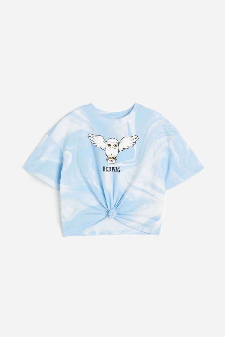 Tie-hem T-shirt | H&M (US + CA)