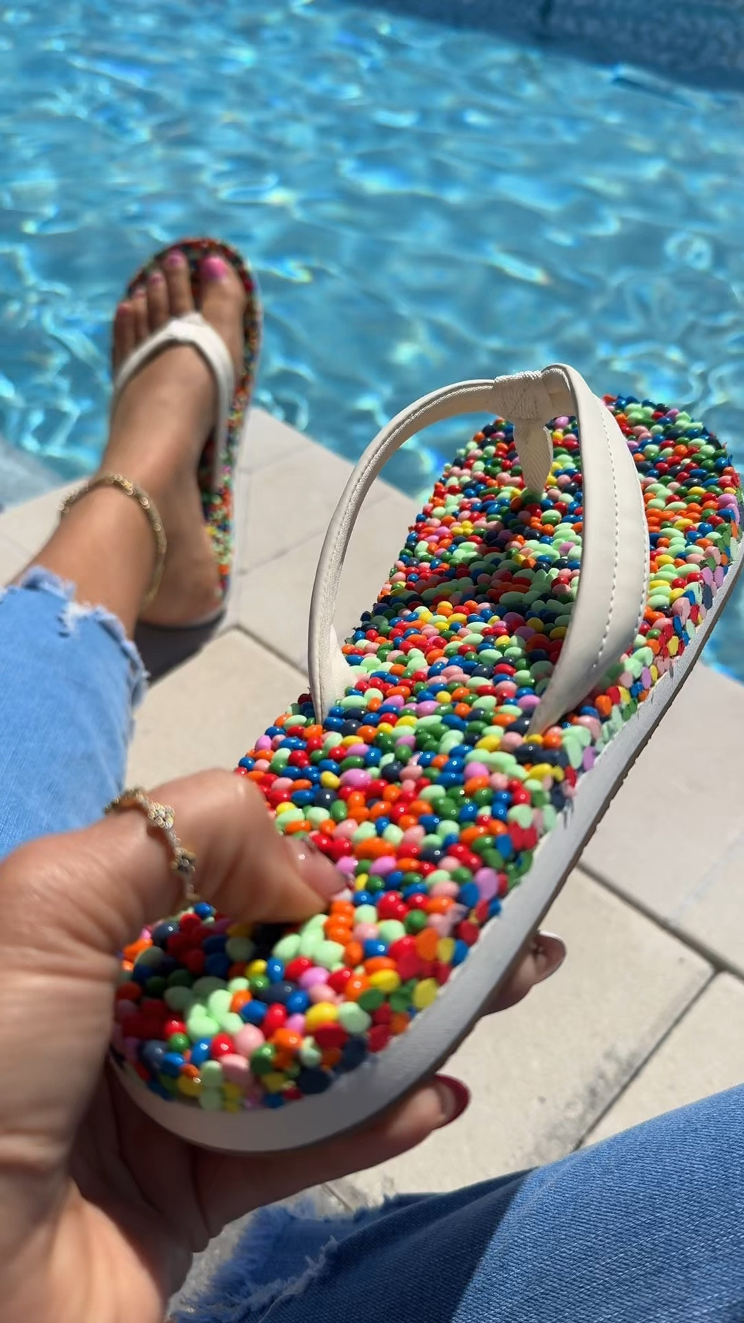 The most fun flip flops I’ve ever owned! #sanuk /#sandals #flipflops 

#LTKOver40 #LTKSeasonal #LTKTravel