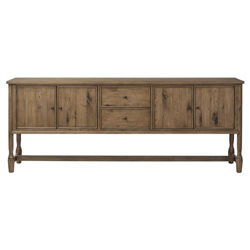 Bari Weathered Oak Sideboard | Kathy Kuo Home