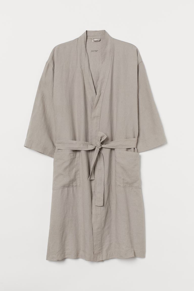 Washed Linen Bathrobe | H&M (US + CA)