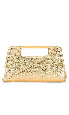 DeMellier London Mini Seville Clutch in Gold Metallic from Revolve.com | Revolve Clothing (Global)