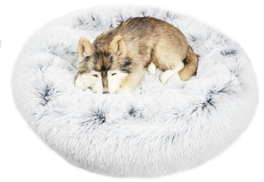 MR. PEANUT'S OrthoPlush Orthopedic Cat & Dog Bed, Snowflake White, Medium - Chewy.com | Chewy.com