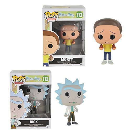 Funko POP Animation: Rick & Morty - Rick - Morty Action Figure Bundle | Amazon (US)
