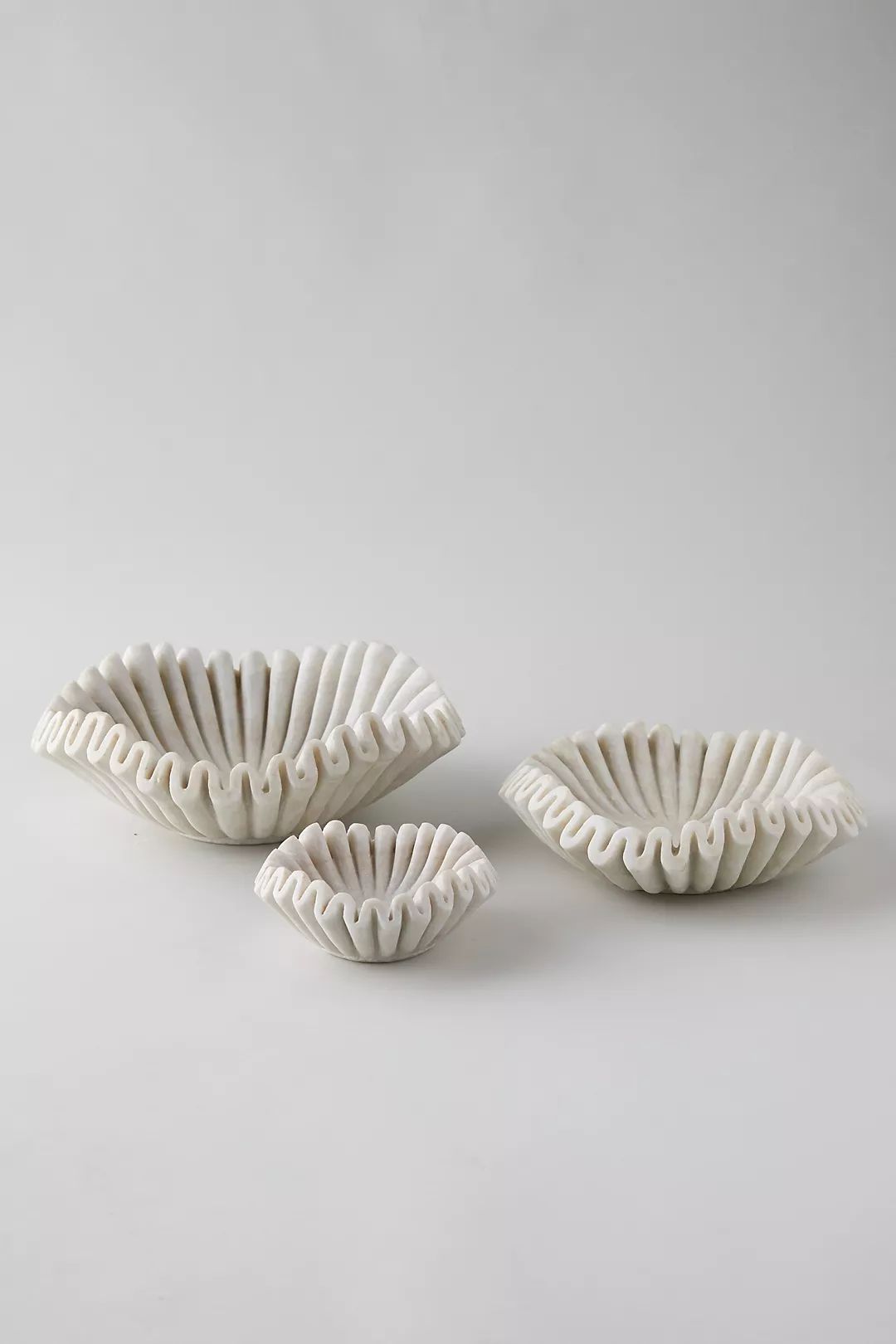 Ruffled Marble Bowl | Anthropologie (US)