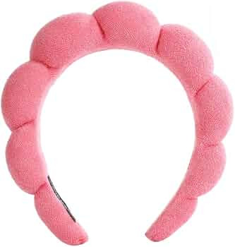 Halemet Spa Headband for Women Terry Cloth Headband for Washing Face Makeup Skincare Headband Puf... | Amazon (US)