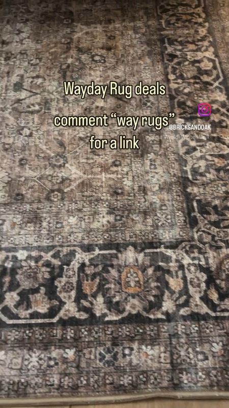 We love a good rug deal! Wayday is THE best time to shop for rugs! Comment way rugs and I’ll send you a link to my rugs! #wayday #waydair #interiordesign #rugs #interiordesign #customhome #dreamhome #loloi #loloirugs #ltkxwayday

#LTKhome
