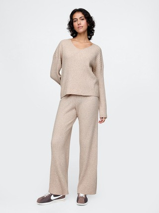 CashSoft Wide Rib Sweater Pants | Gap (US)