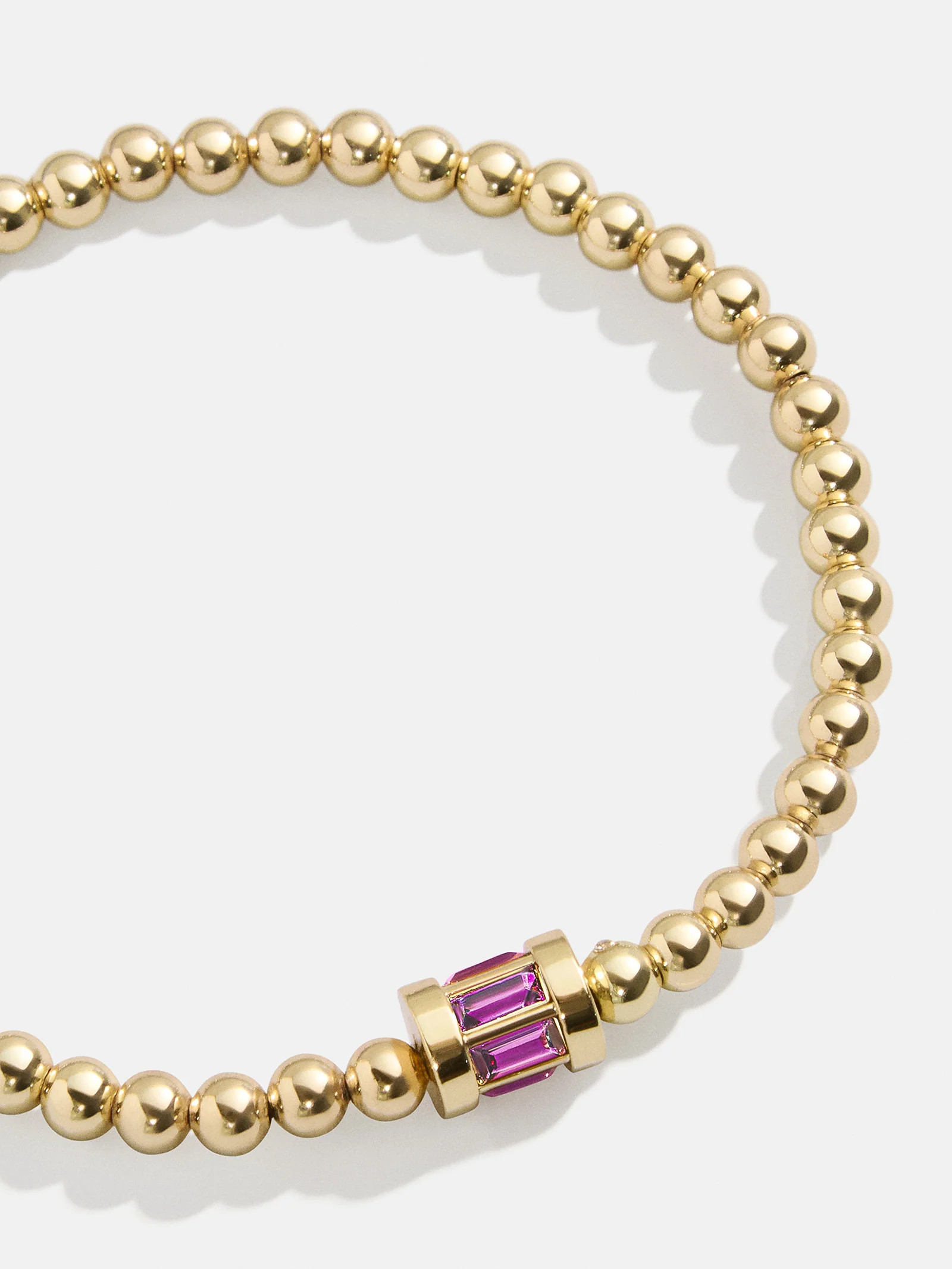 Tatum Birthstone Bracelet - Amethyst | BaubleBar (US)