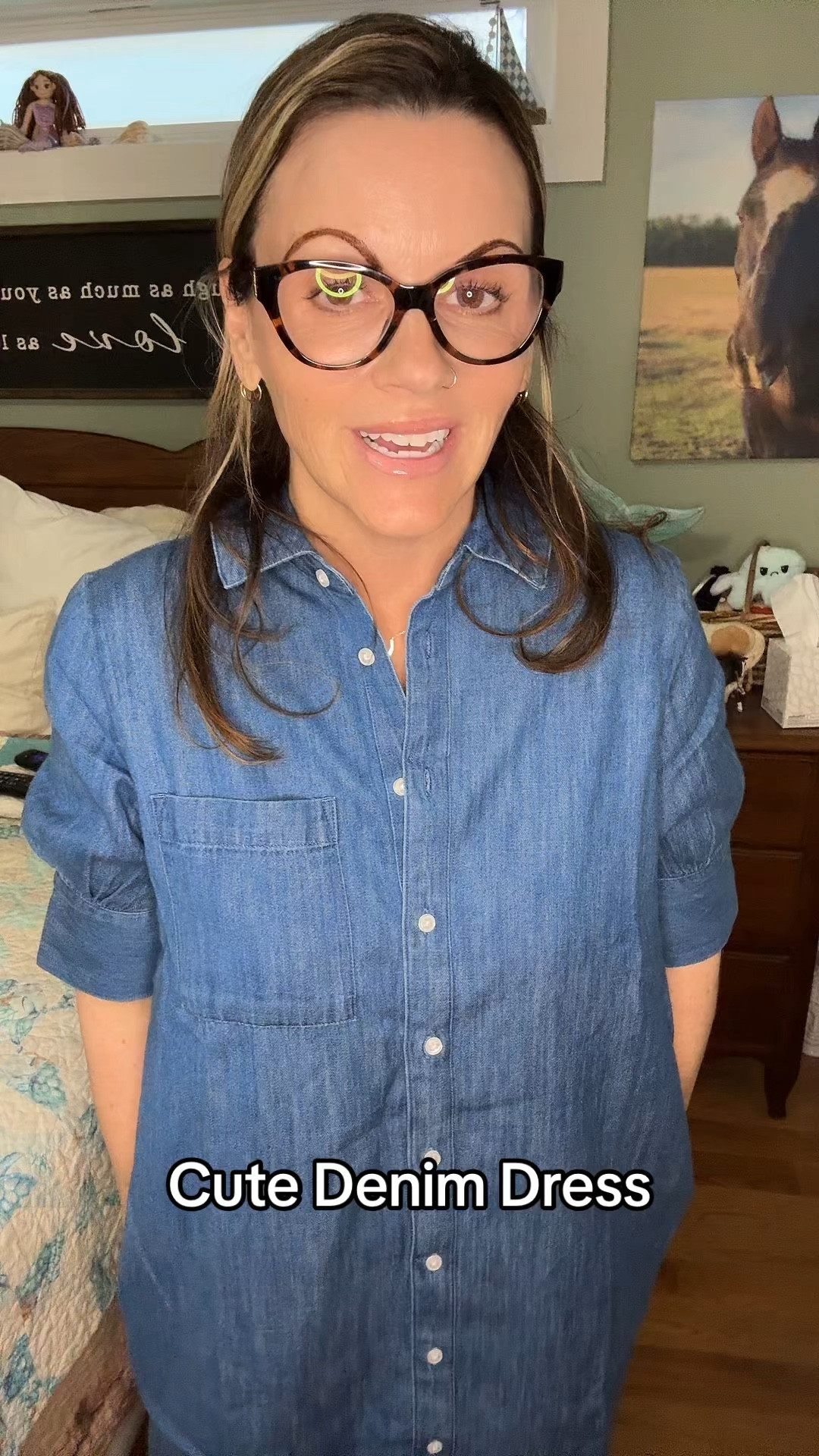 Old Navy Denim Dress Find! Fits TTS, cute sleeves and pockets!!!

#LTKsalealert #LTKfindsunder50 #LTKSpringSale