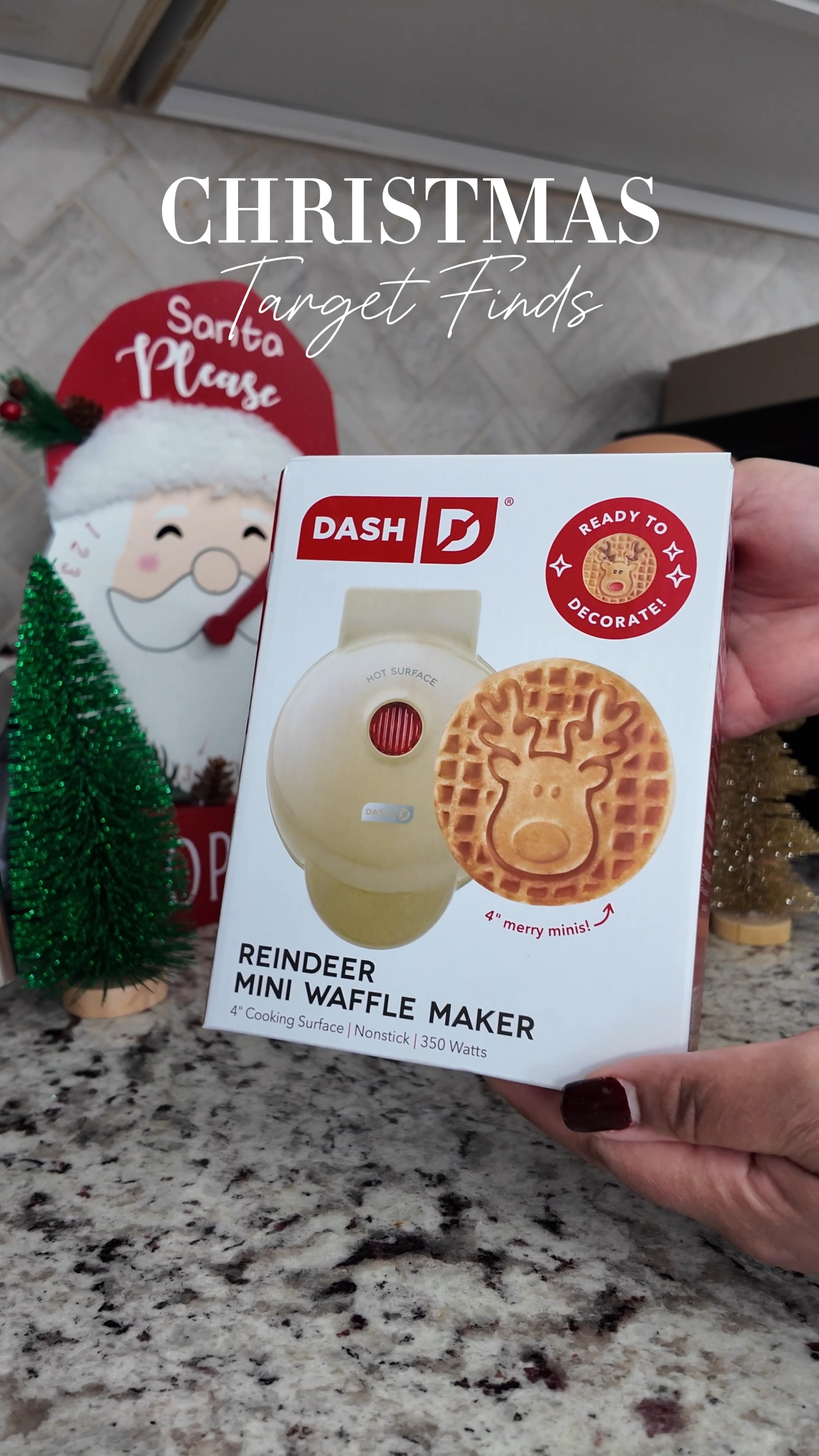 Christmas mini waffle maker || Reindeer Christmas mini waffle maker🎄🎅🏼

#LTKGiftGuide #LTKHoliday #LTKHome