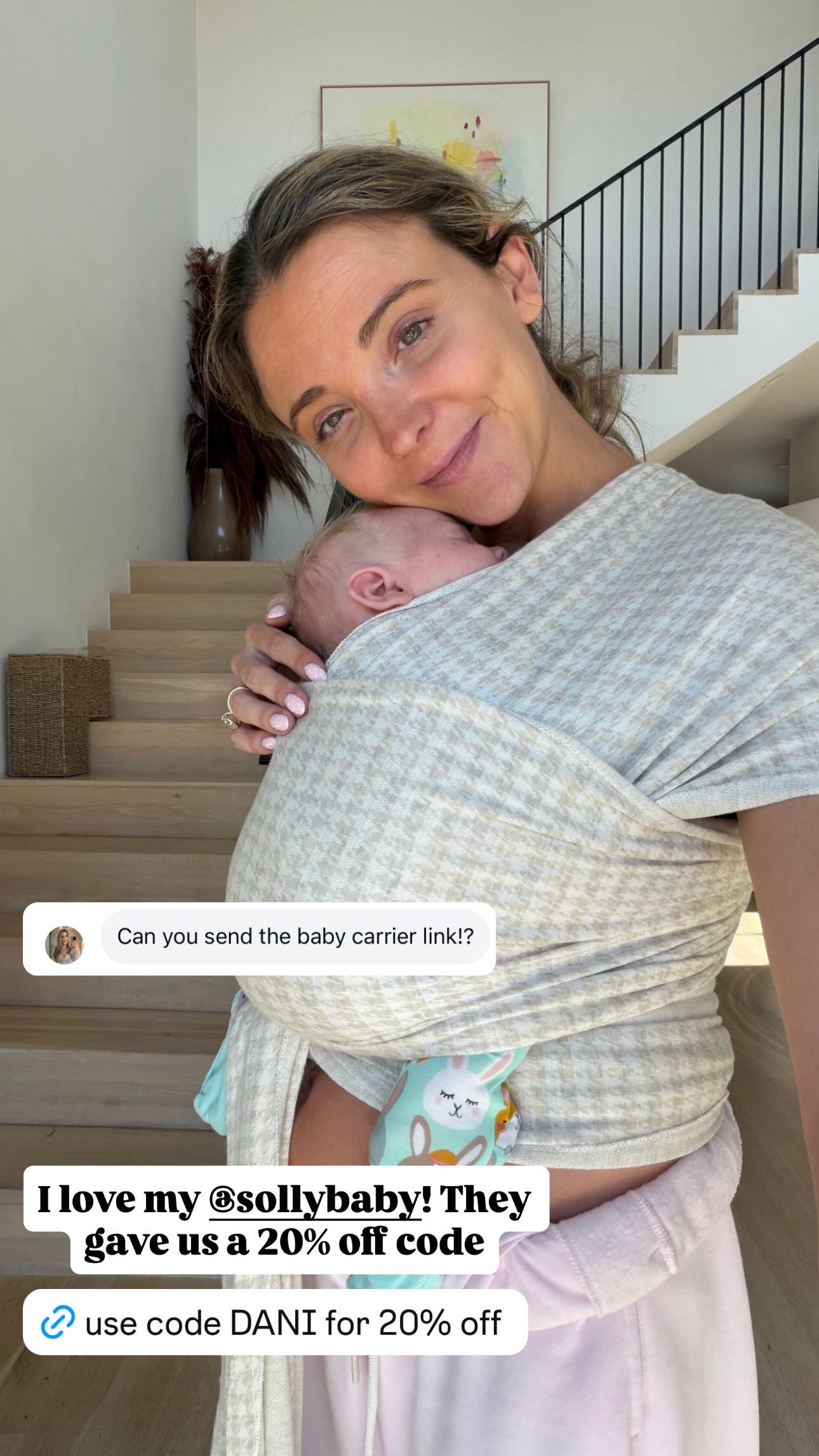 I love my baby carrier! It comes in a ton of patterns and colors. Use my code DANI for 20% off! 

 

#LTKSaleAlert #LTKBaby