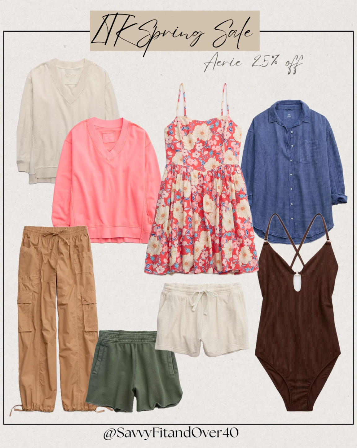 Aerie 25% off site wide. #aeriesale #springfashion #summerfashion 

#LTKstyletip #LTKSpringSale #LTKsalealert
