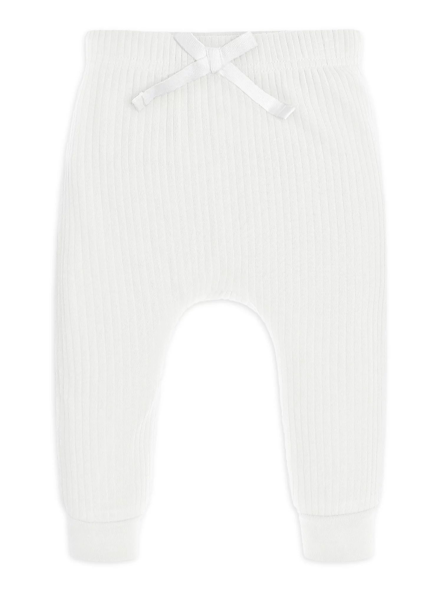 Modern Moments Baby Girls Jogger Pant Ivory, 1-Pack, Sizes 0-12 Months | Walmart (US)