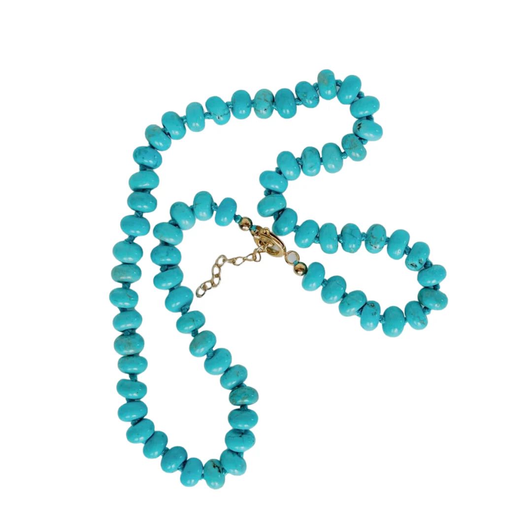 Genuine Turquoise Gemstone Necklace | Sea Marie Designs